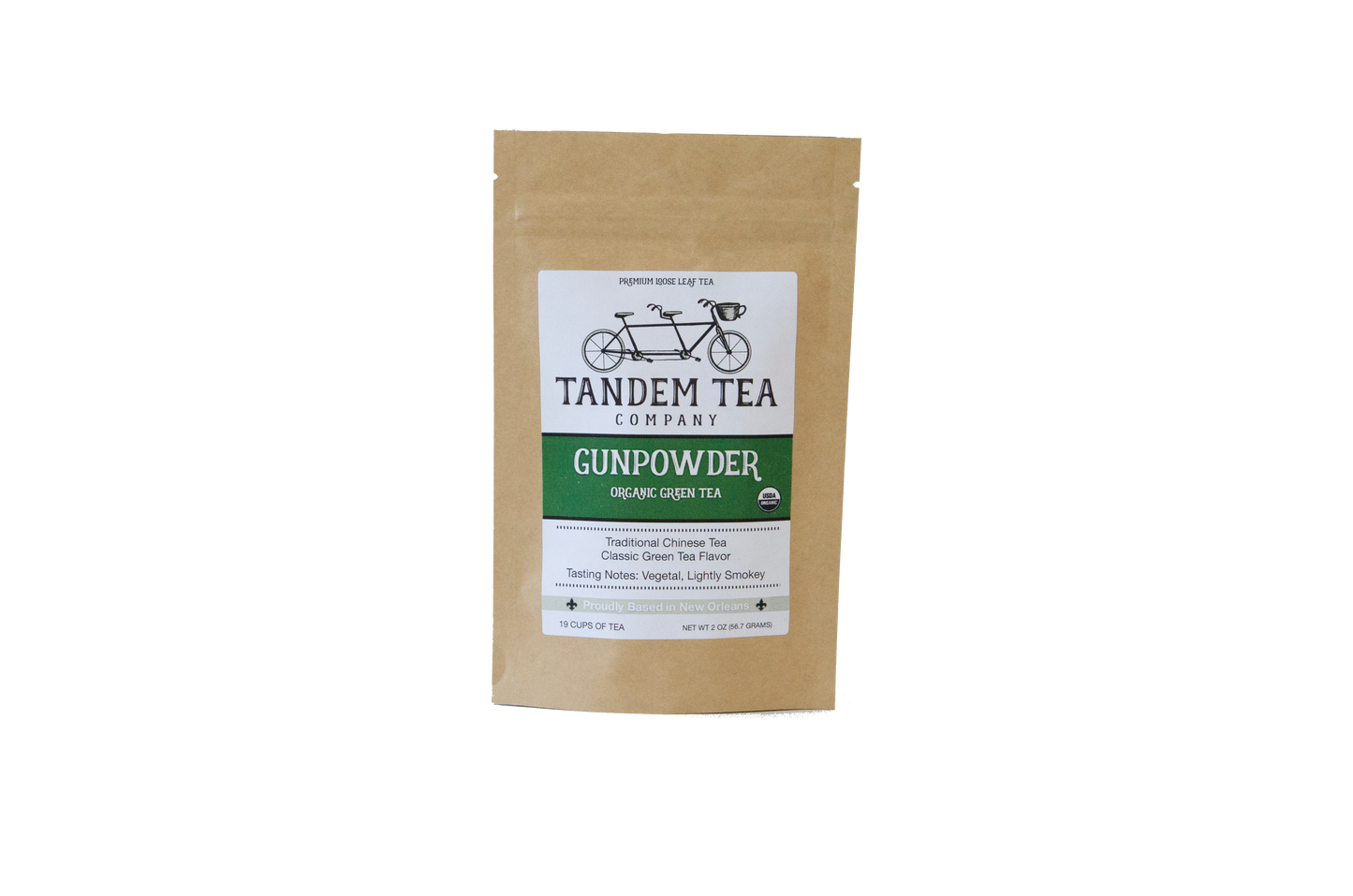 Gunpowder - Organic Loose Leaf Green Tea from China