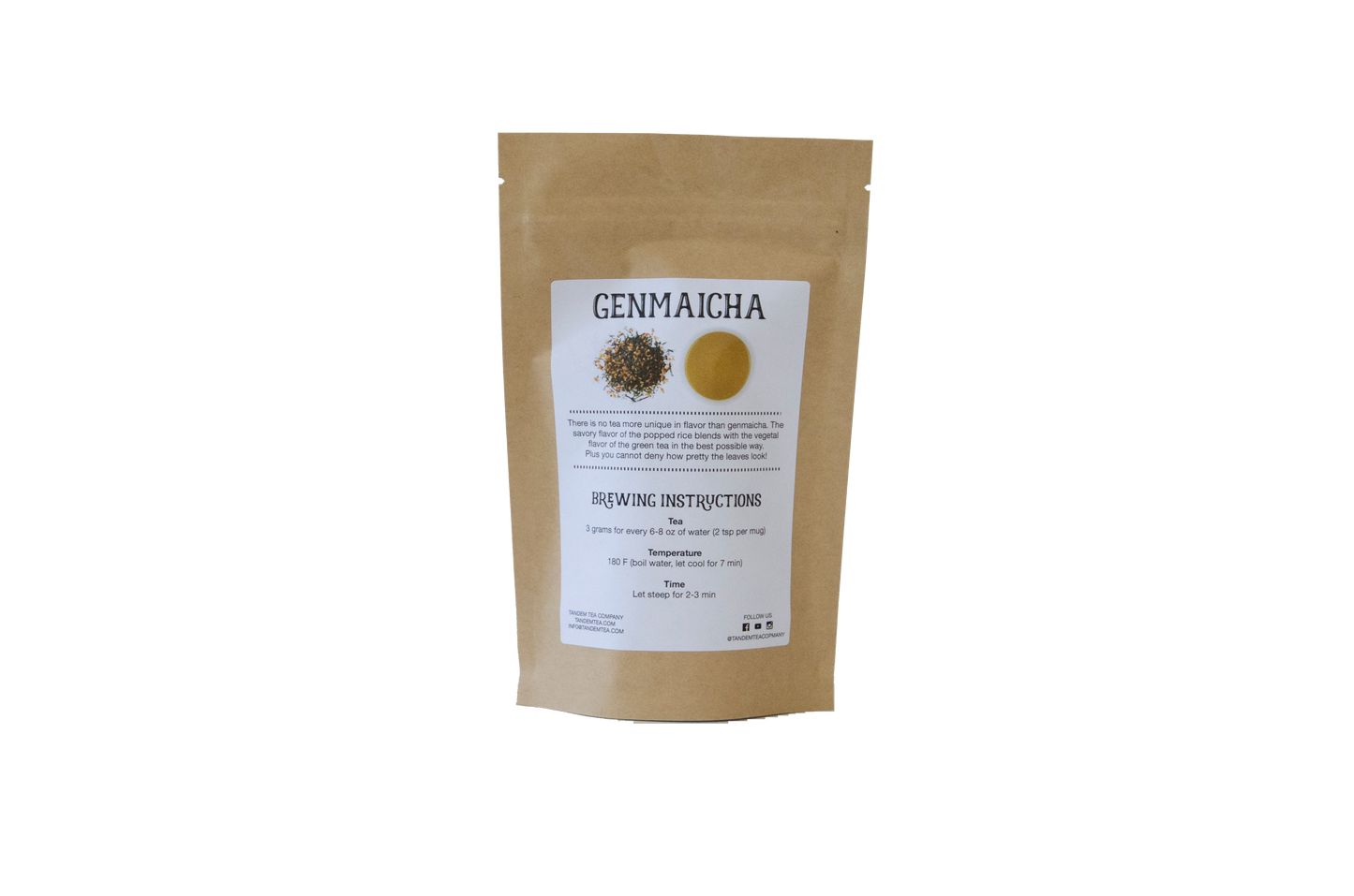 Genmaicha - Organic Green Loose Leaf Tea from Japan with Toasted Rice