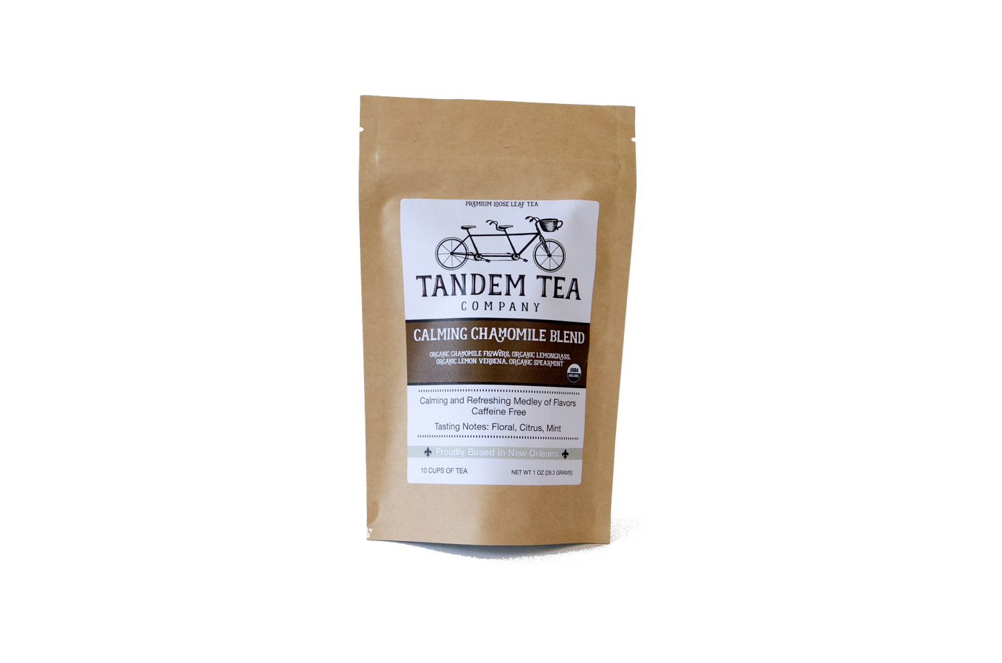 Calming Chamomile - Organic Herbal Tea with Chamomile, Lemongrass, Lemon Verbena, and Spearmint