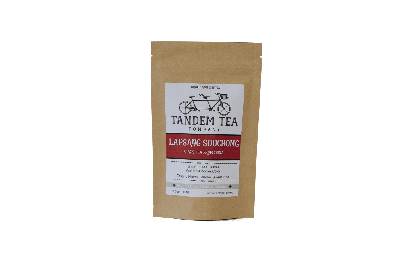 Lapsang Souchong - Black Tea from China Tandem Tea Company Packaging
