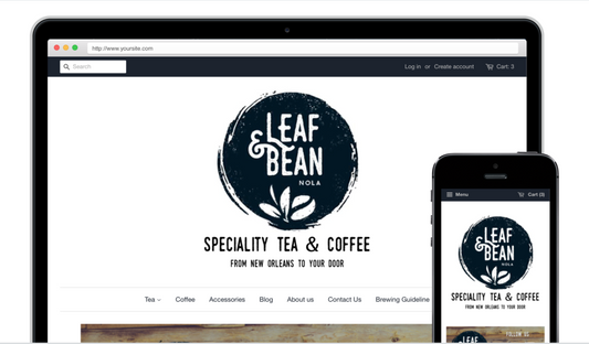 The Leaf & Bean store is now online!