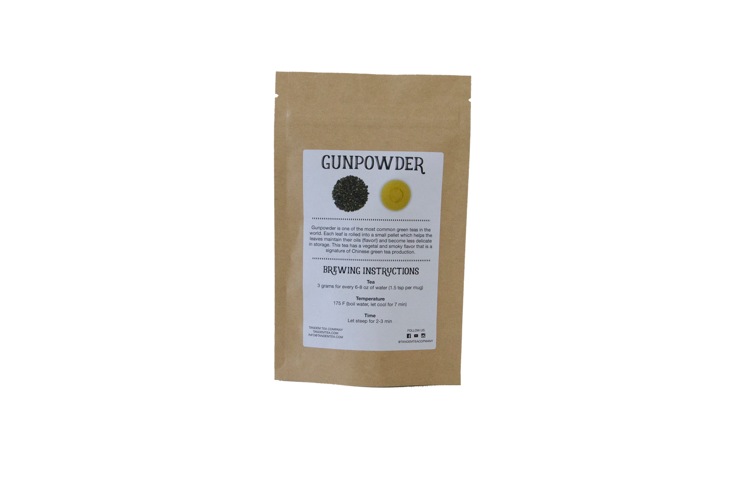 Gunpowder - Organic Loose Leaf Green Tea from China