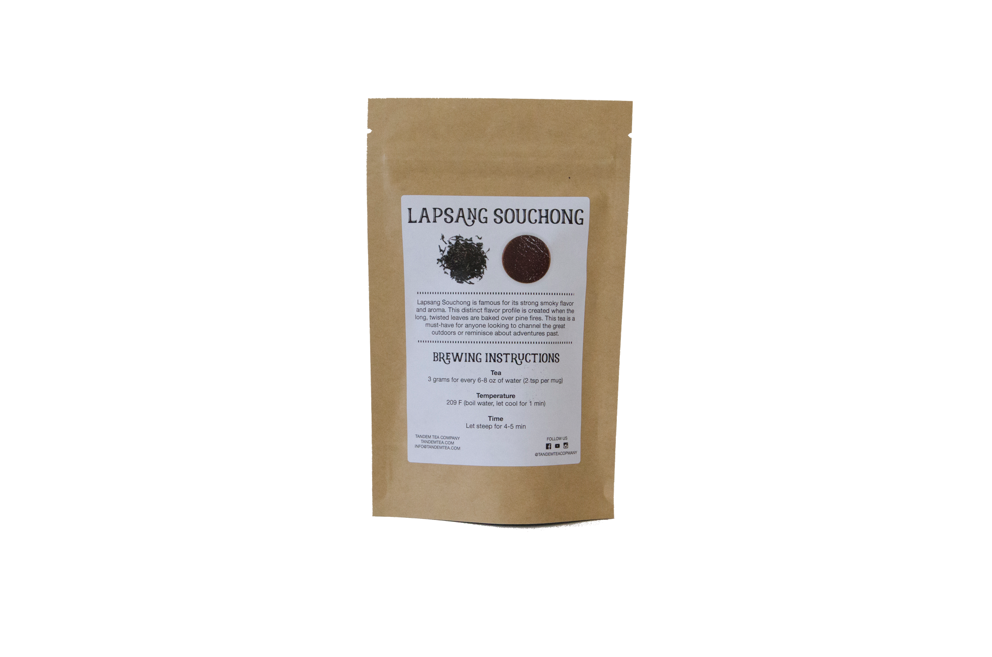 Lapsang Souchong - Black Tea from China Tandem Tea Company Packaging